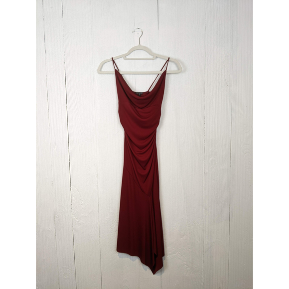 Heart Moon Star Dresses & Skirts - Heart Moon Star Maroon Dress XS